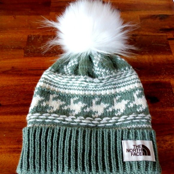 The North Face Beanie Handmade in USA Pom